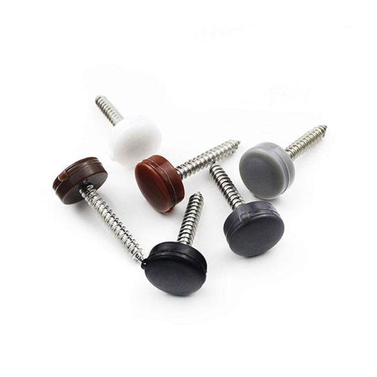 100PCS Hinged Screw Cover Caps