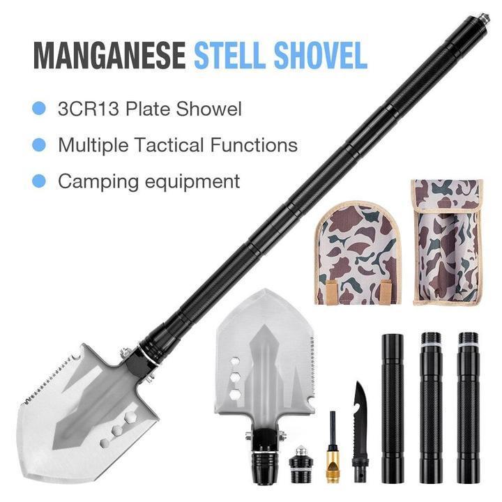 The Ultimate Survival Tool: 25-in-1 Folding Shovel